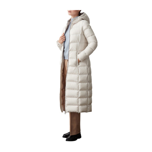 Colmar Piumino lungo Piumino maxi da Donna con cintura Incenso - Francavilla Moda